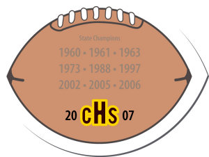 Promotional Sticky Notes: 4 inch x 3 inch Football Shaped Sticky Notes